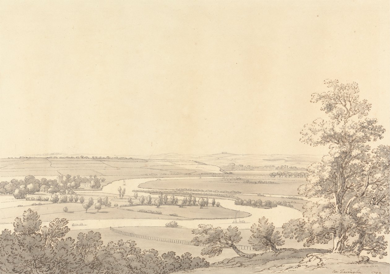 Cookham a Temzén, Berkshire alkotó: Joseph Farington