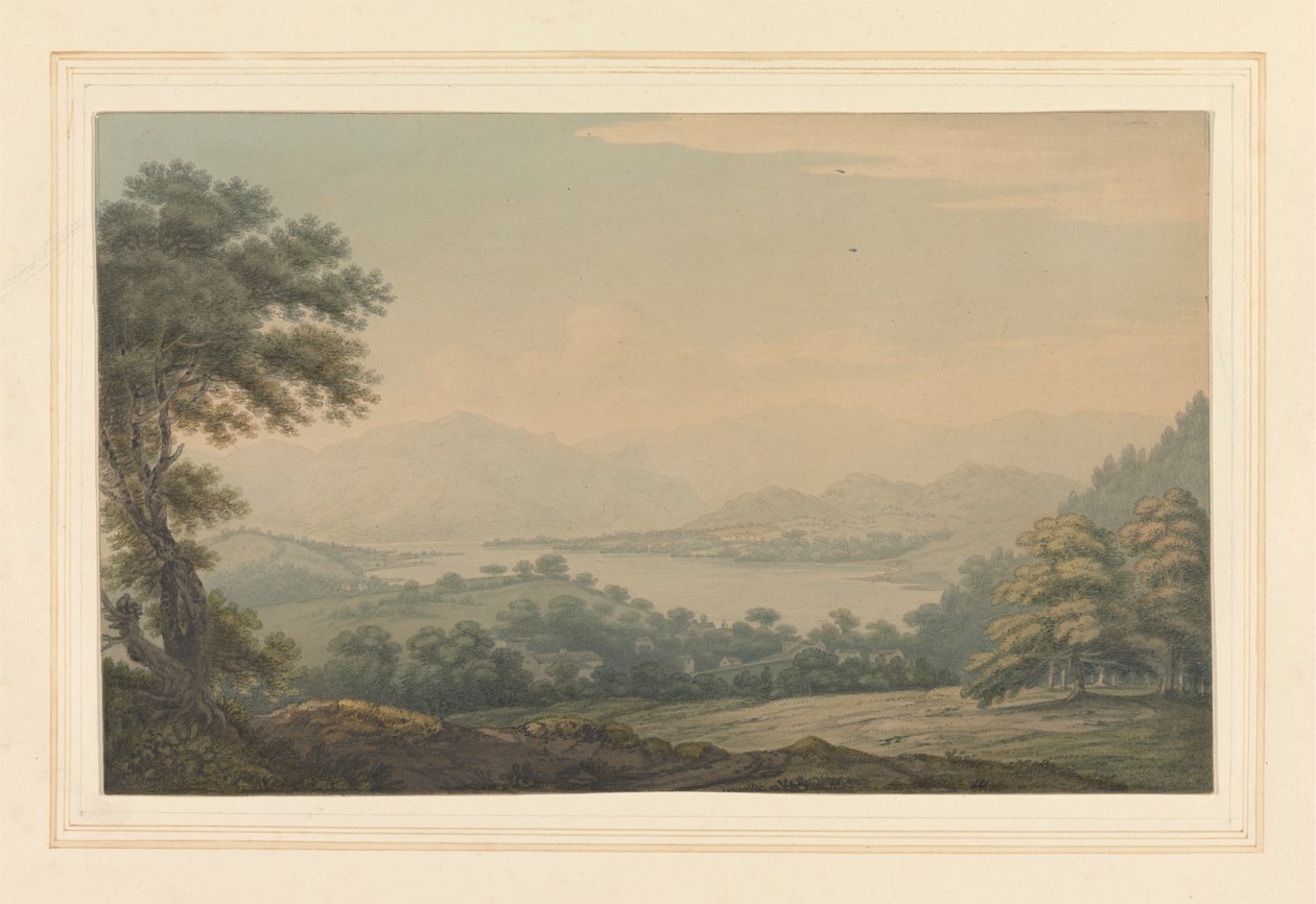 Ullswater alsó vége alkotó: Joseph Farington