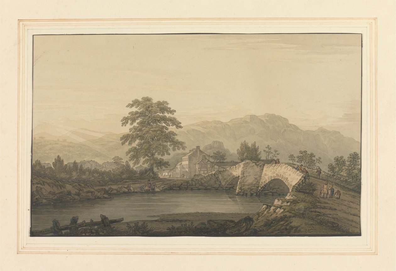Sz. Keswick & Bridge bejárata alkotó: Joseph Farington
