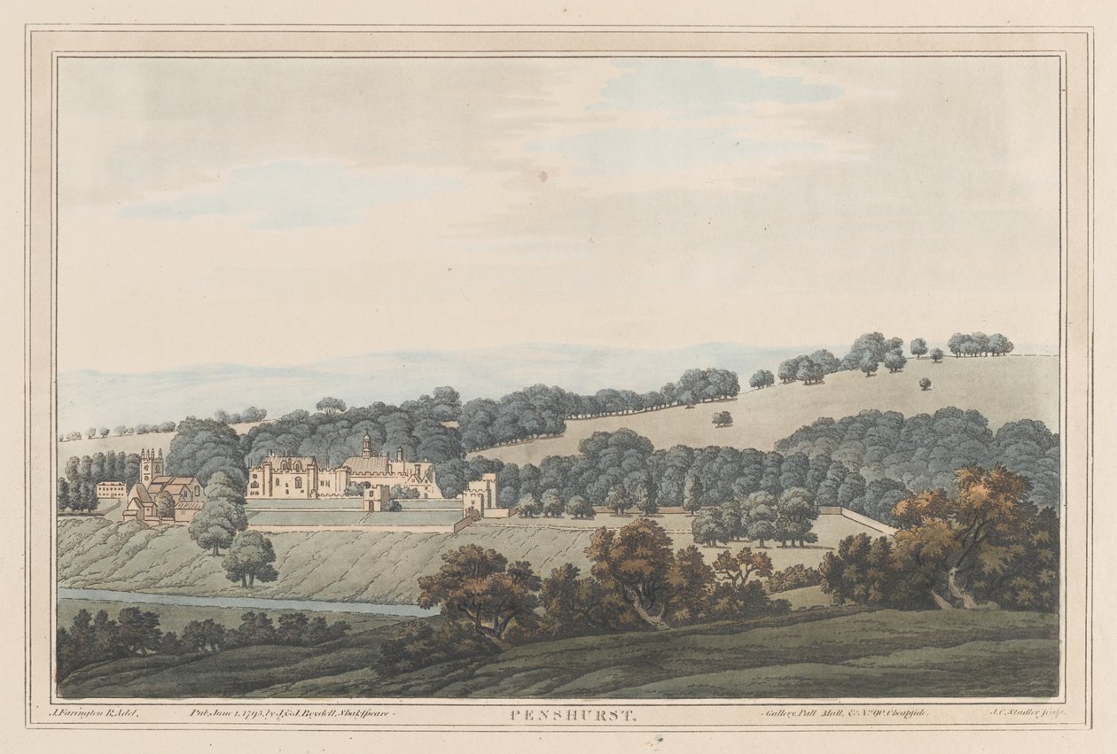 Penshurst alkotó: Joseph Farington