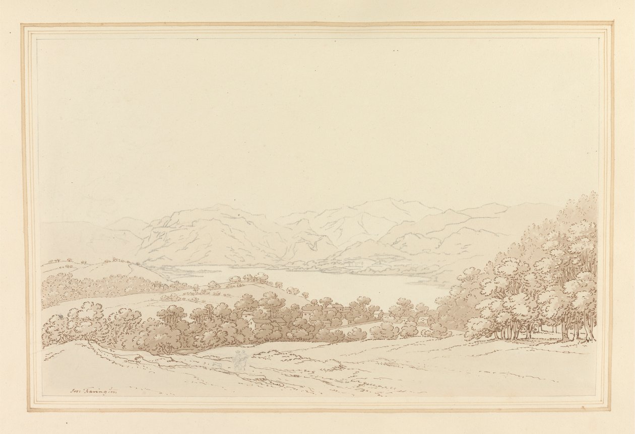 Ullswater, Robinson ezredes alkotó: Joseph Farington