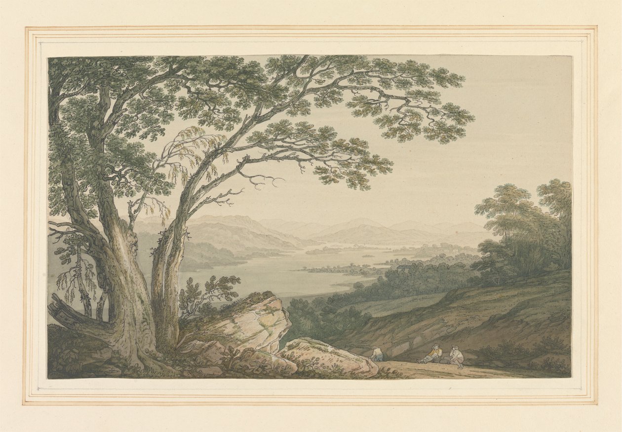Windermere Gillsheadből alkotó: Joseph Farington