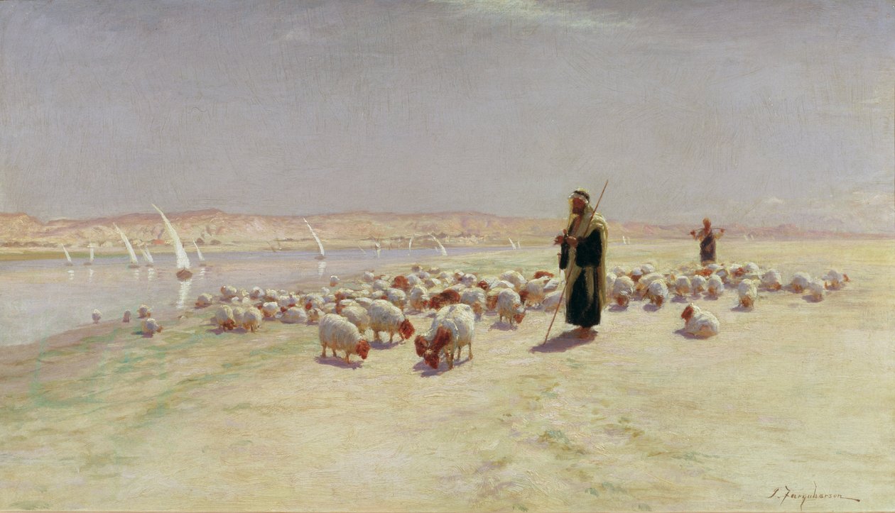 Ő vezette őket a homokos úton..., 1891 alkotó: Joseph Farquharson