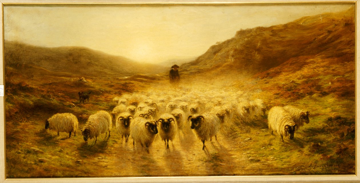 Leaving the Hills, 1874 alkotó: Joseph Farquharson