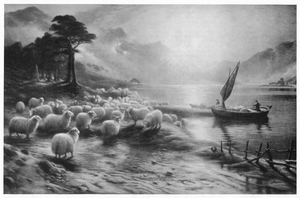 A komp a Loch-on, 1890, 1911 alkotó: Joseph Farquharson