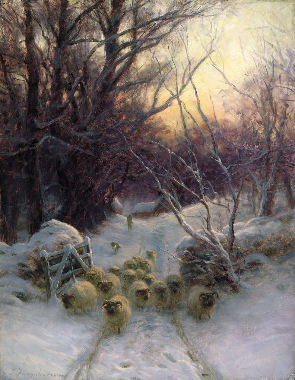 A Nap lezárta a téli napot alkotó: Joseph Farquharson