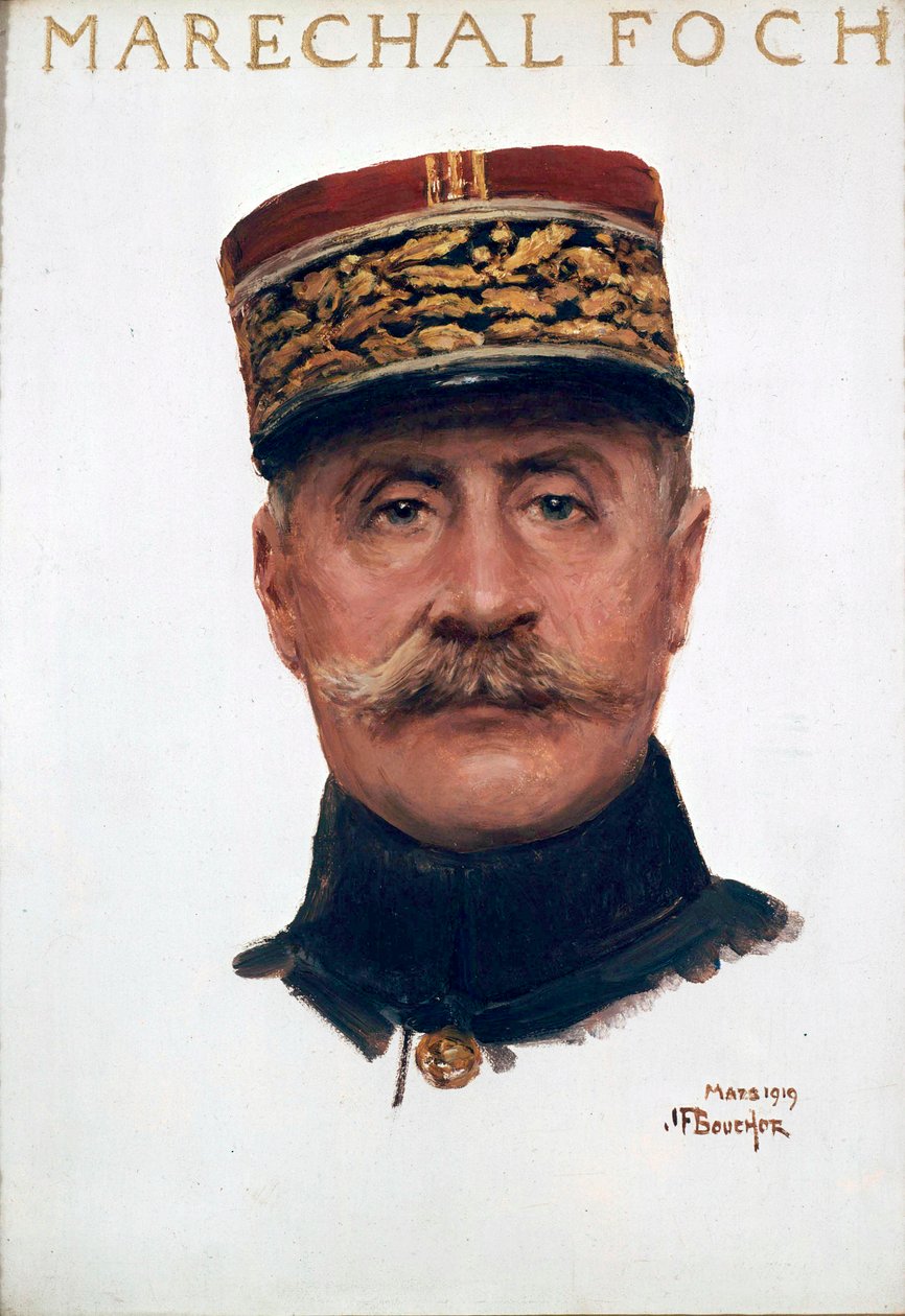 Ferdinand Foch marsall portréja alkotó: Joseph Felix Bouchor