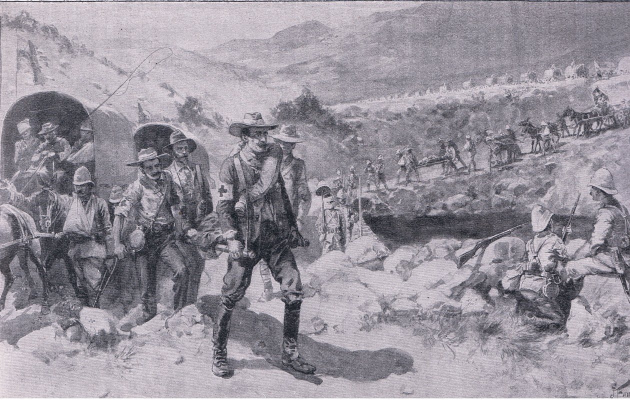 A csata után: melankolikus visszatérés (litho) alkotó: Joseph Finnemore