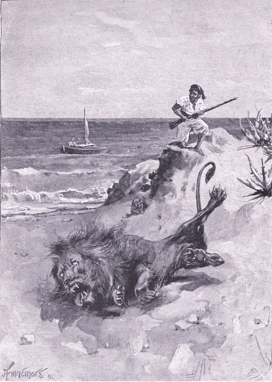 Az életért küzdve feküdt (litho) alkotó: Joseph Finnemore