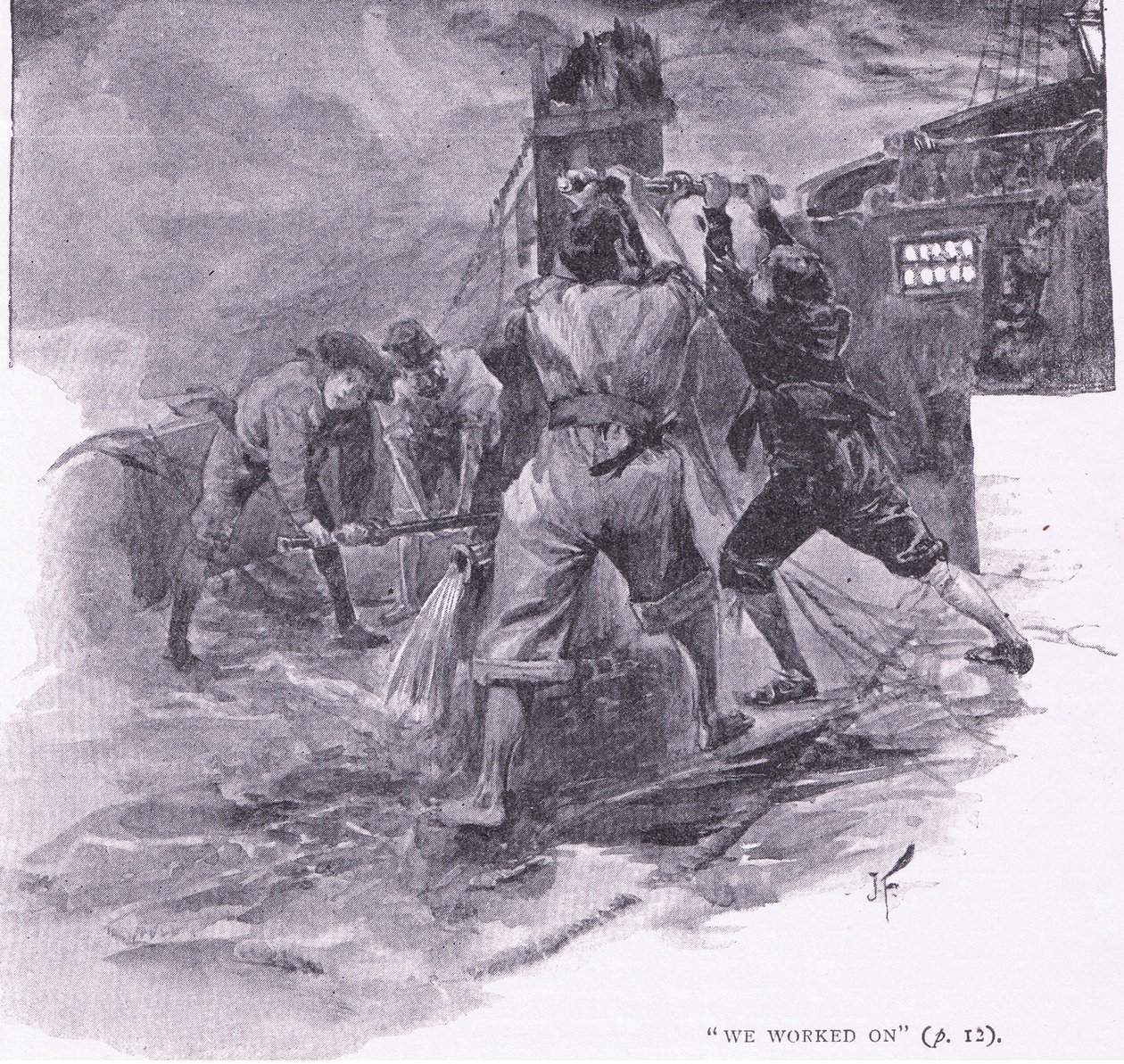 Ő dolgozik (litho) alkotó: Joseph Finnemore