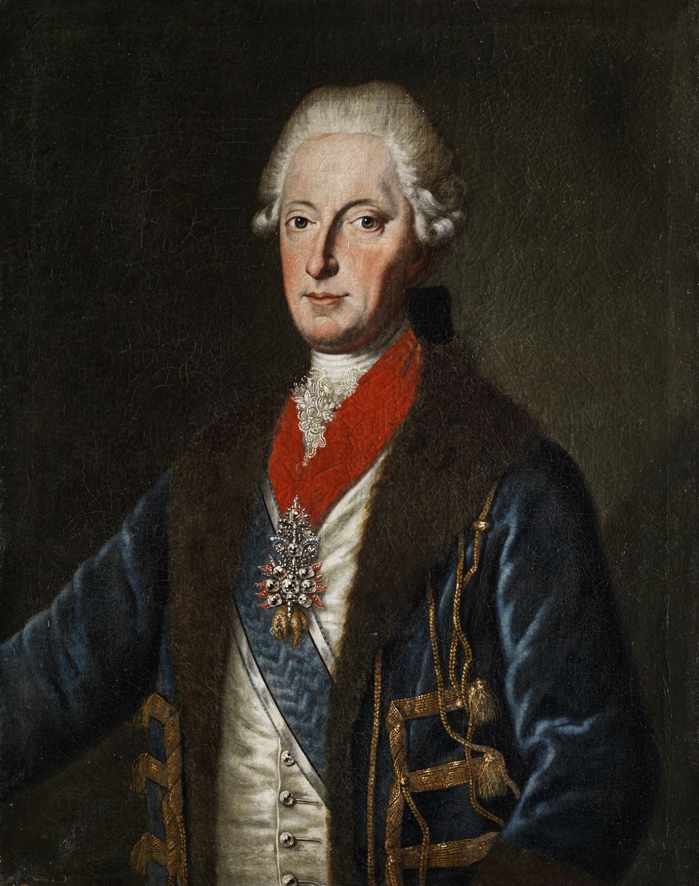Maximilian III. József bajor választófejedelem (1727-1777) portréja alkotó: Joseph Fischer