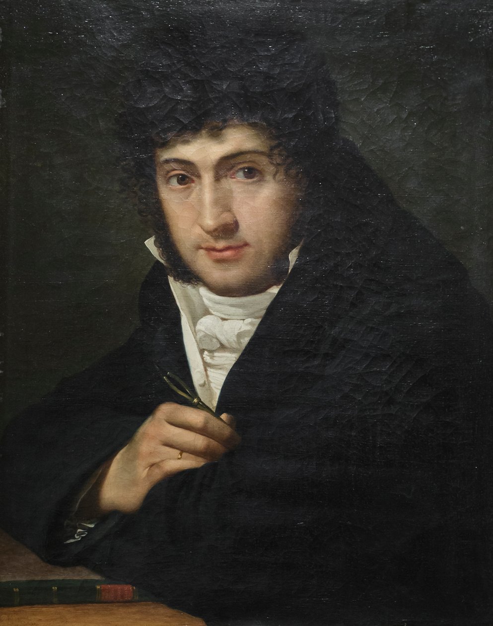 Pelagio Palagi portréja, Joseph François Ducq (olaj, vászon) alkotó: Joseph François Ducq