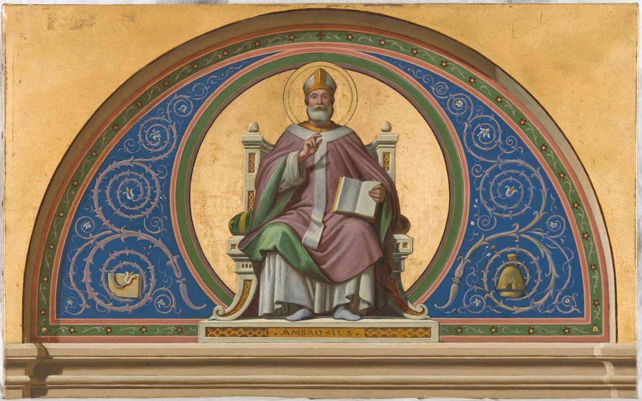 A Saint-Ambroise templom vázlata: 1866 körül (olaj, vászon): Saint Ambroise, 1866 körül (olaj, vászon) alkotó: Joseph Frederick Charles Soulacroix