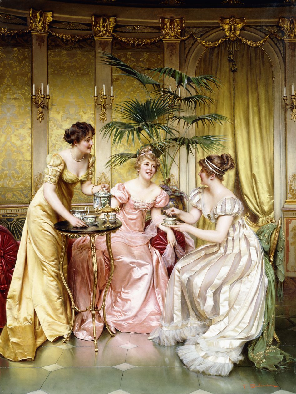 Három a teához, alkotó: Joseph Frederick Charles Soulacroix