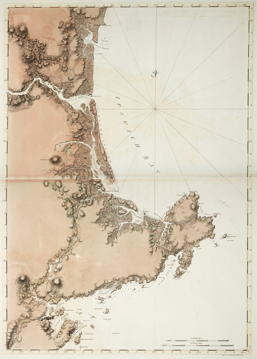 Ipswich-öböl és Cape Ann alkotó: Joseph Frederick Wallet DesBarres