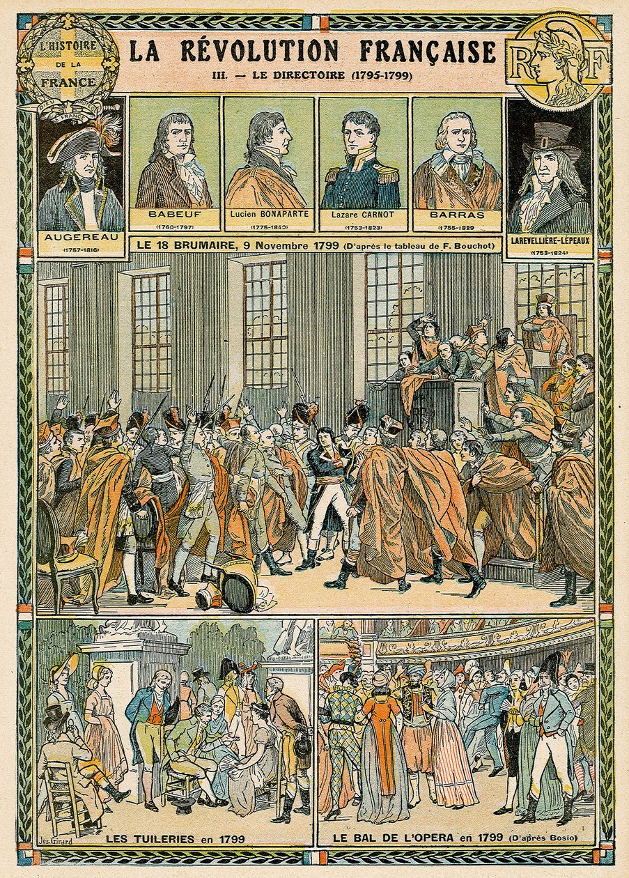A direktórium, francia forradalom alkotó: Joseph Girard