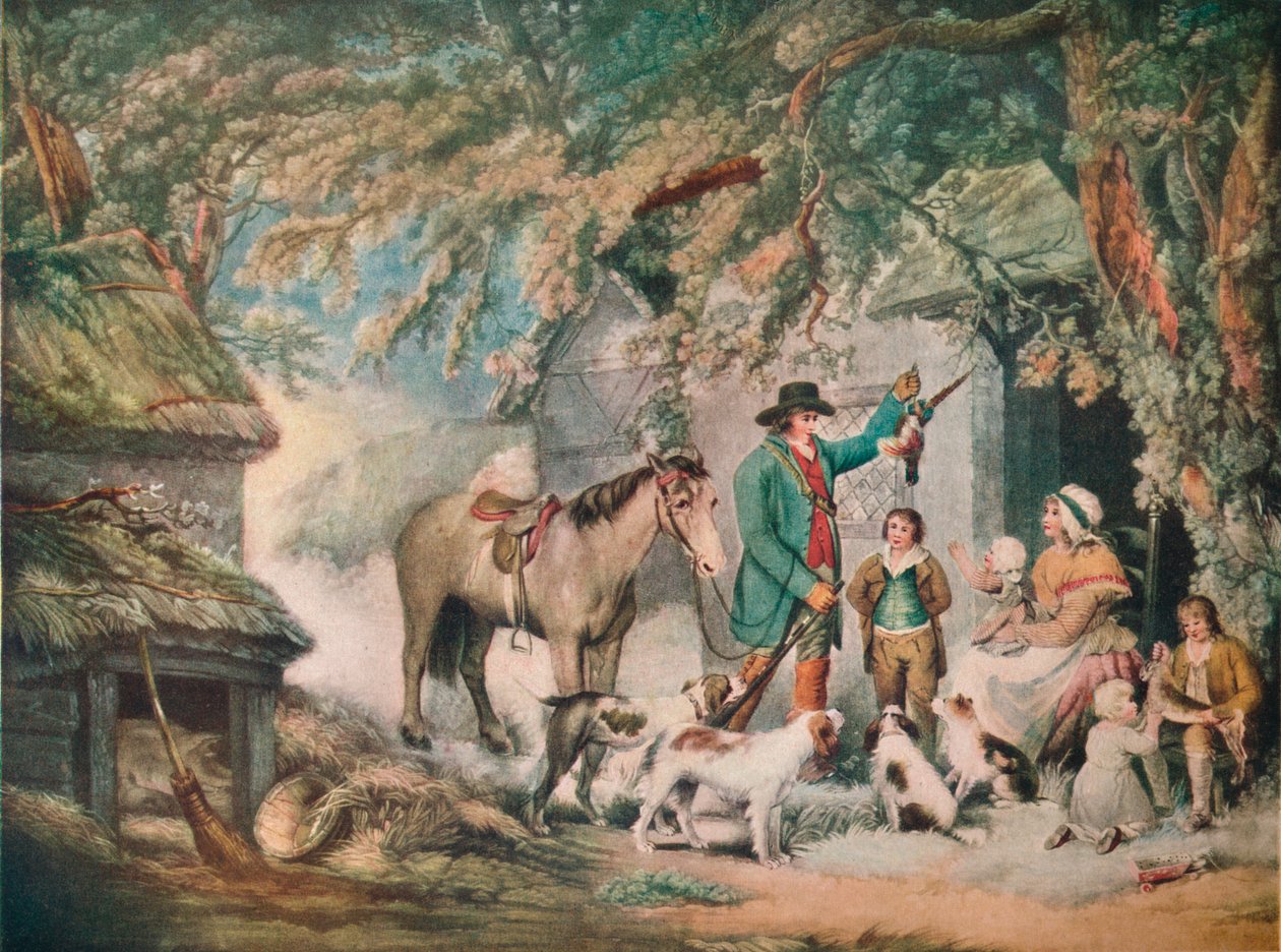 Este vagy a sportolók visszatérése, 1795, 1919 alkotó: Joseph Grozer
