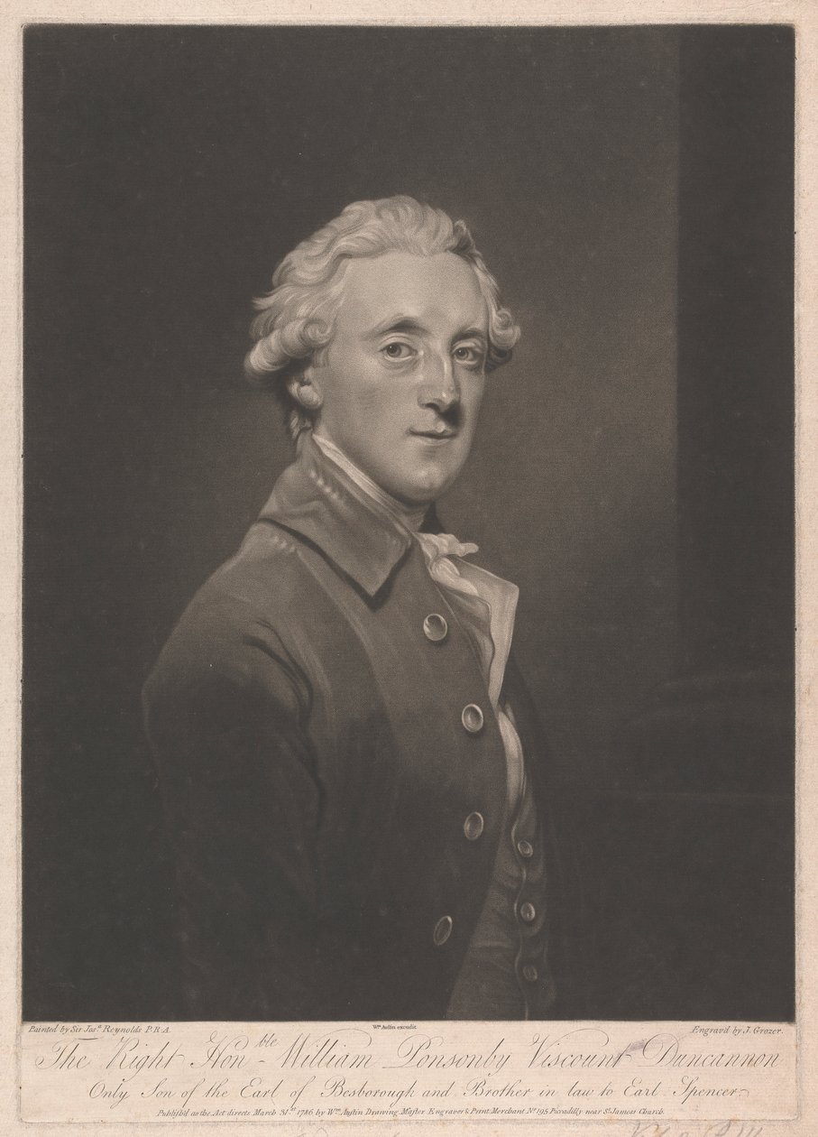 Frederick Ponsonby, Duncannon vikomt, Bessborough 3. grófja alkotó: Joseph Grozer