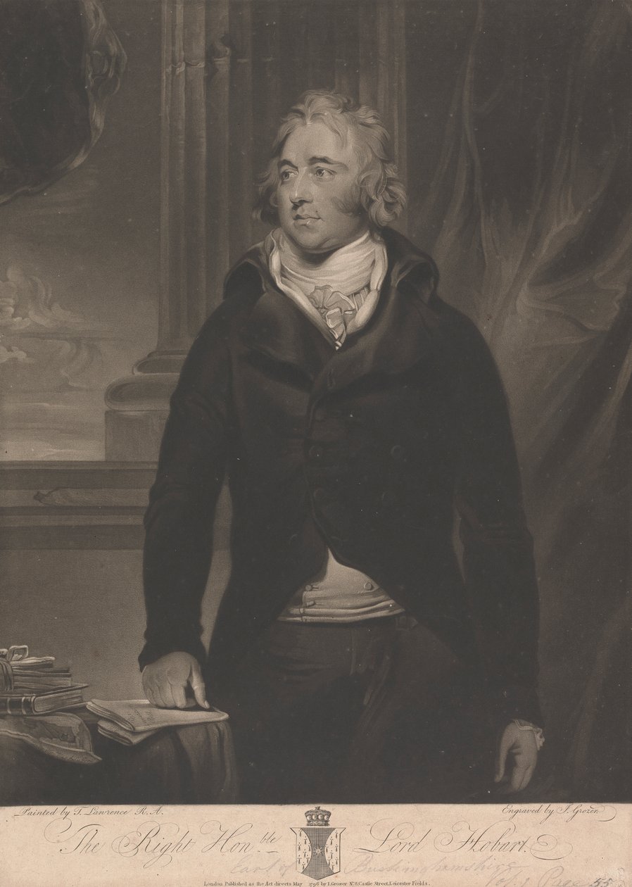Lord Robert Hobart, Buckinghamshire 4. grófja alkotó: Joseph Grozer