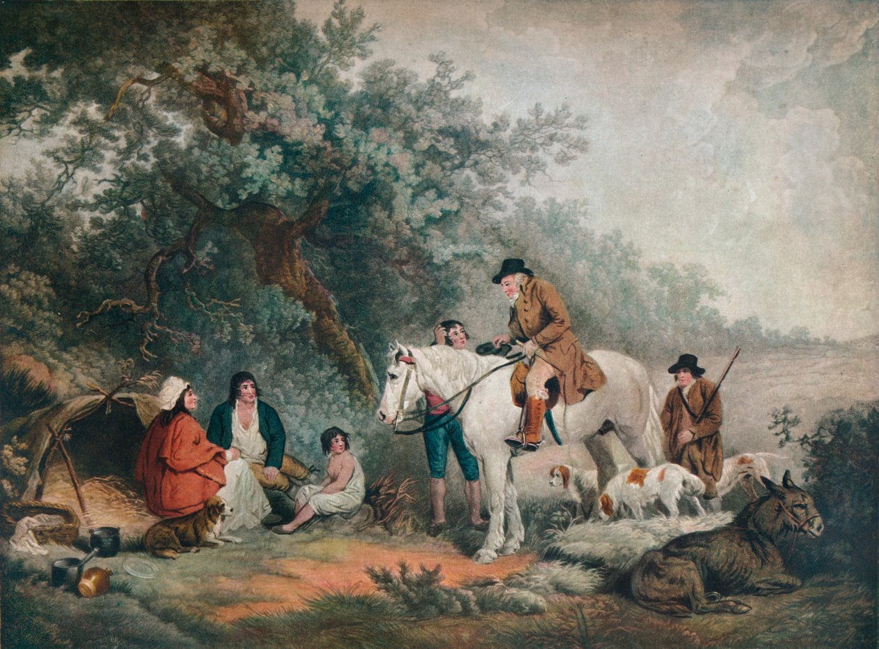 Reggel vagy a jótékony sportember, 1795, 1919 alkotó: Joseph Grozer