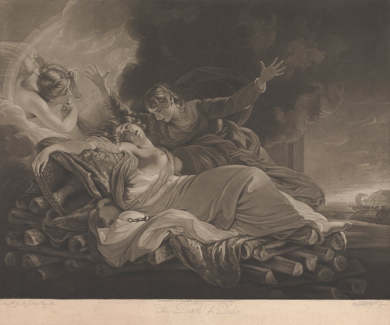 Dido halála alkotó: Joseph Grozer