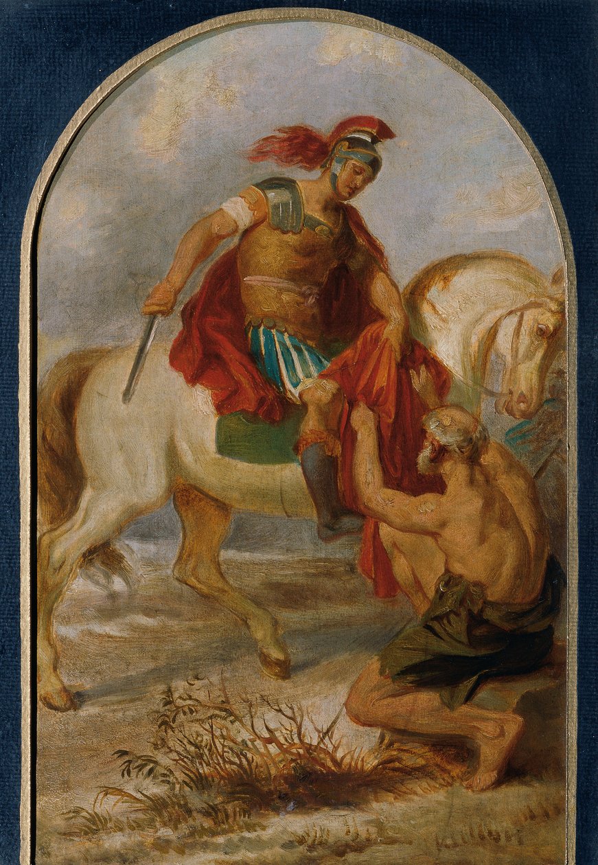 Szent Márton a koldussal alkotó: Joseph Hasslwander