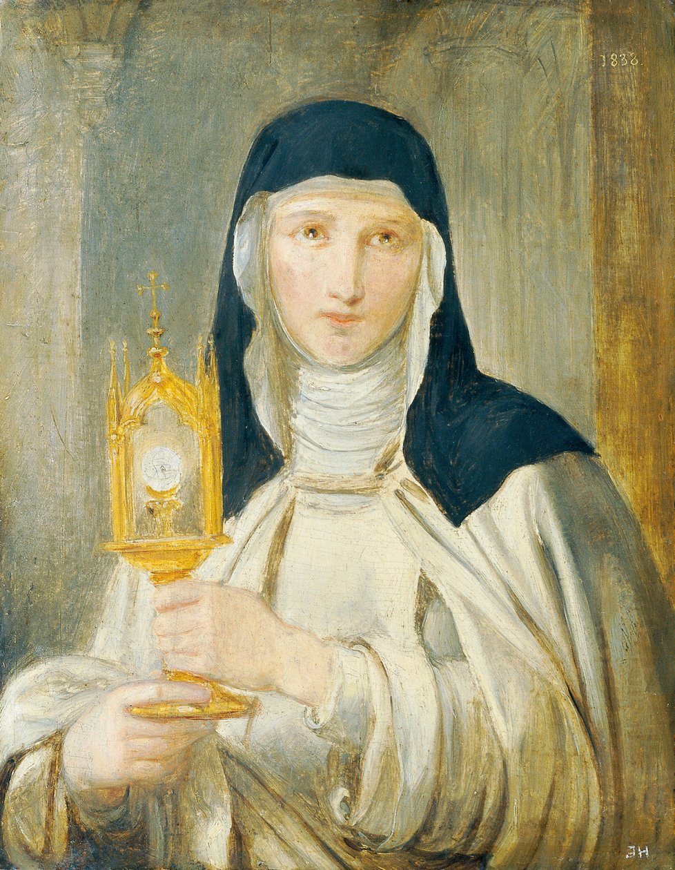 Szent Katalin monstranciával alkotó: Joseph Hasslwander