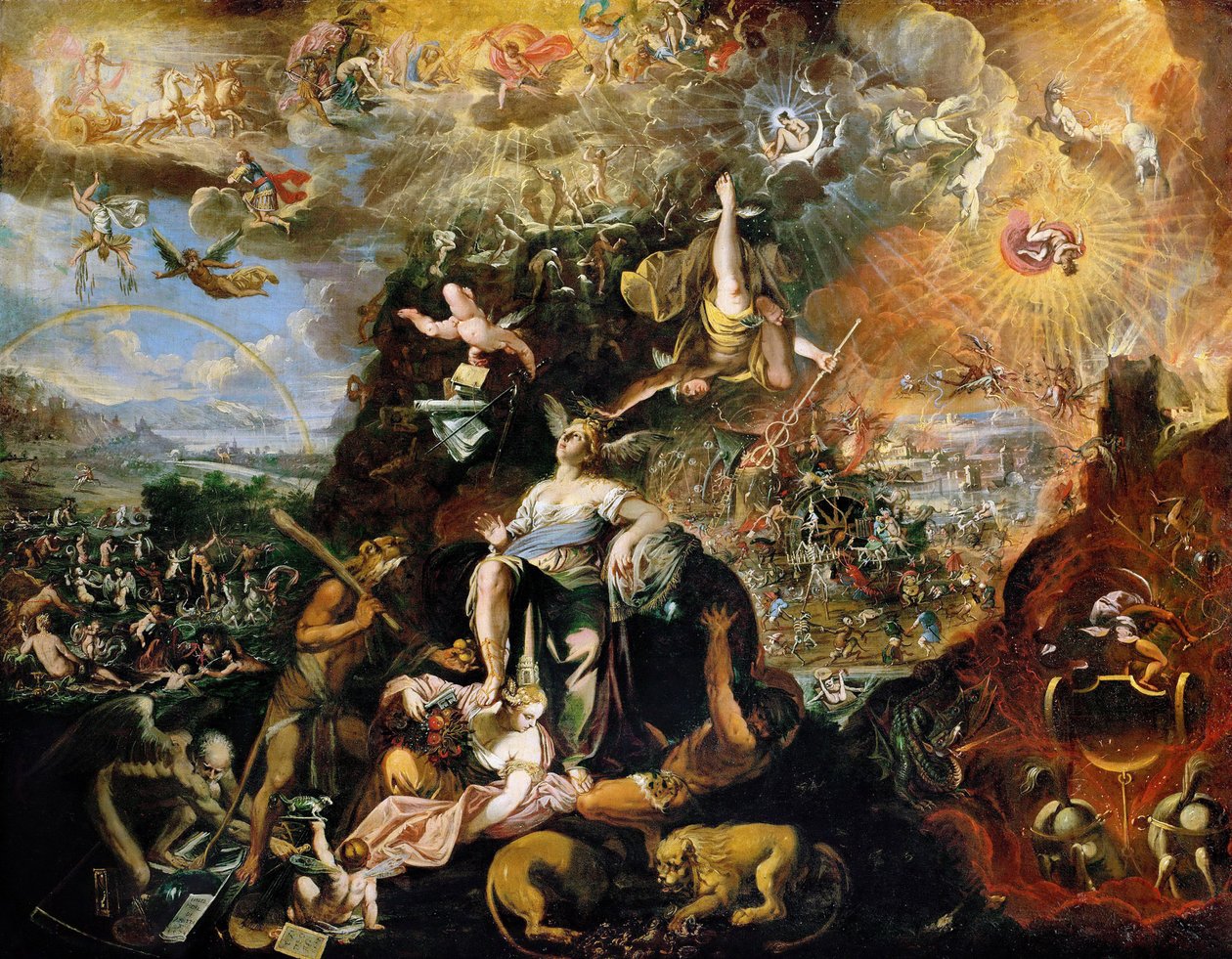 Barokk: allegória (Apokalipszis) Heintz, ifjabb József (kb. 1600-1674 után) alkotó: Joseph Heintz