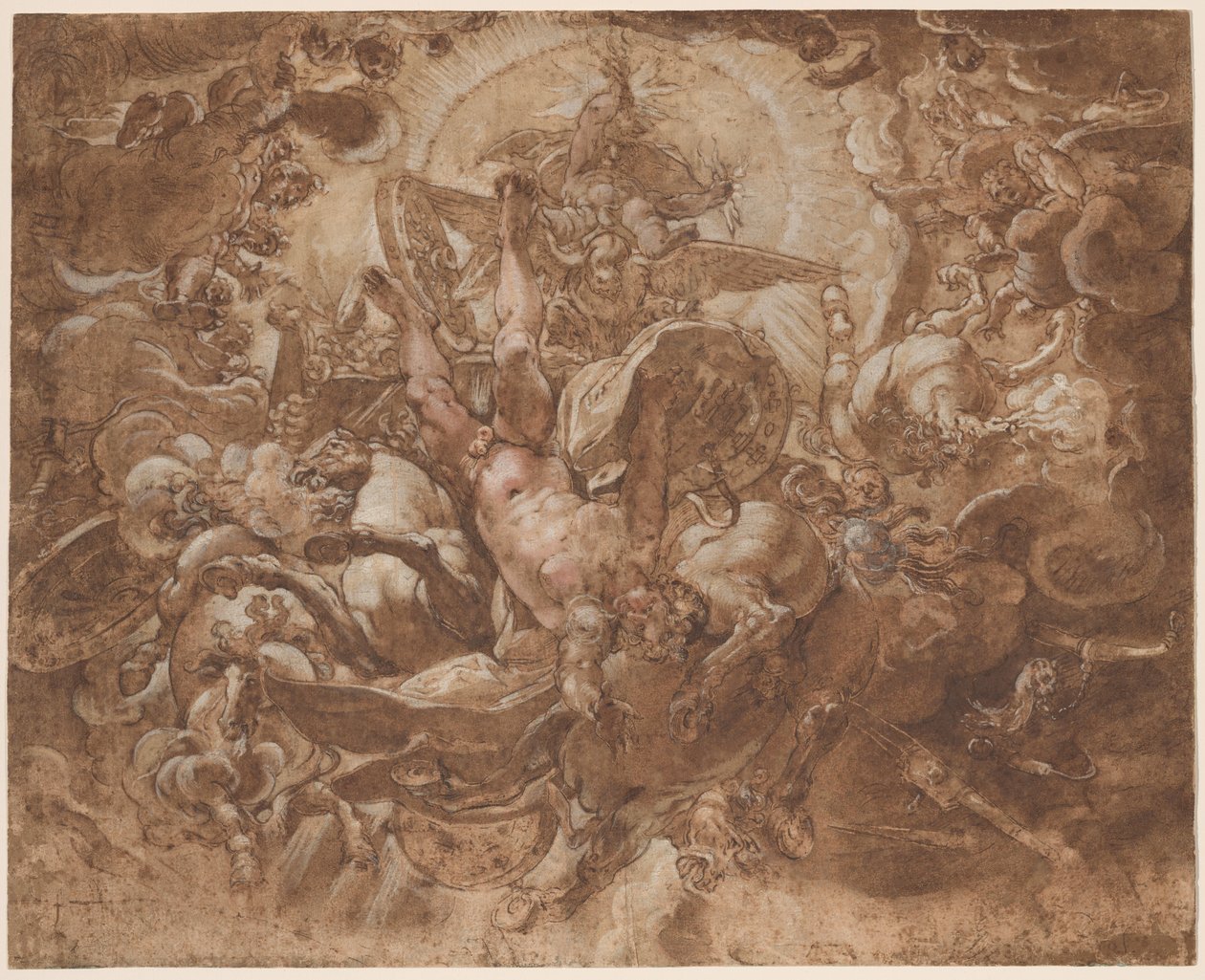 Phaeton bukása alkotó: Joseph Heintz the Elder
