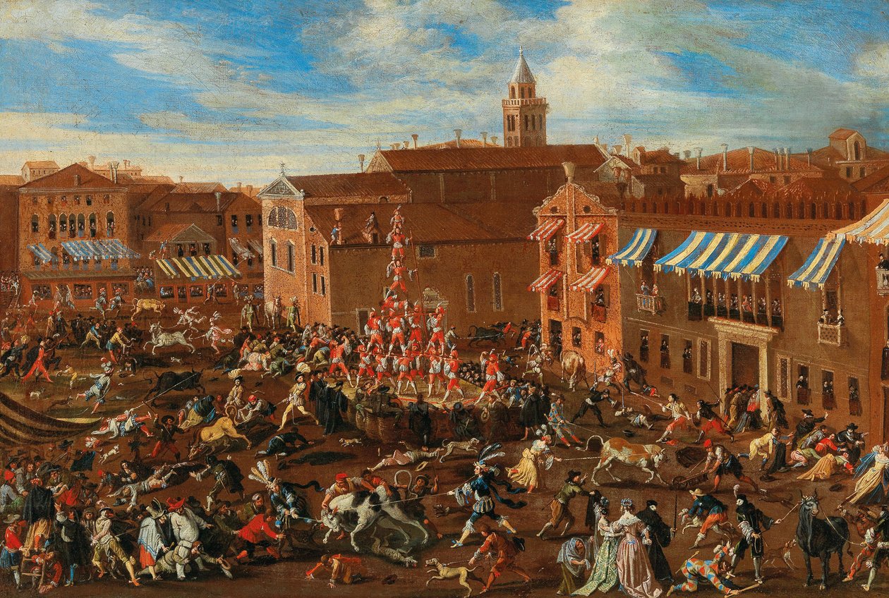 A bikavadászat a Campo San Polo-ban alkotó: Joseph Heintz the Younger
