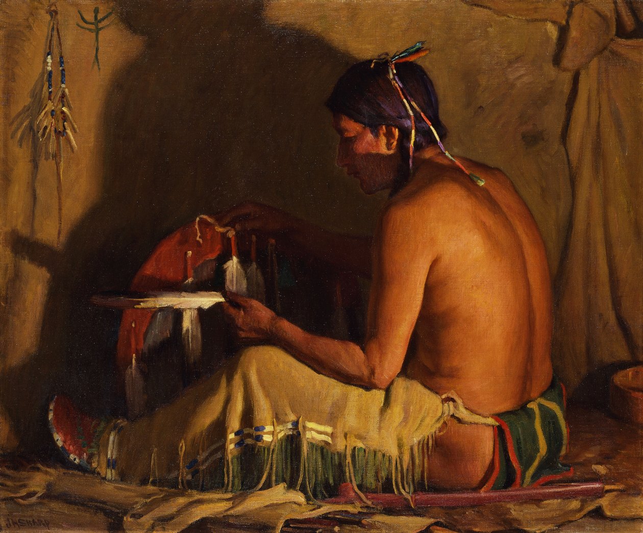 Tűzfény alkotó: Joseph Henry Sharp