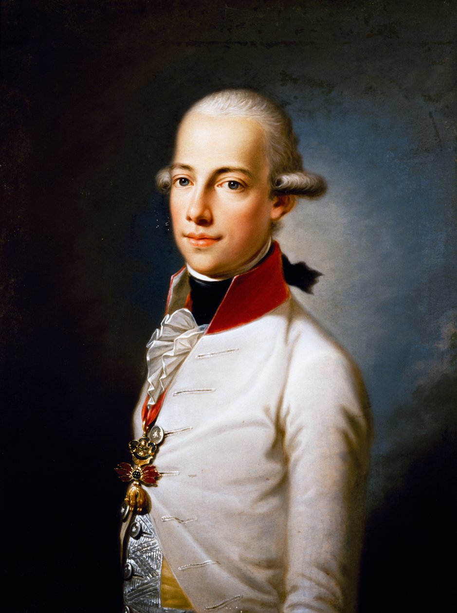 Ausztriai József portréja (Firenze alkotó: Joseph Hickel