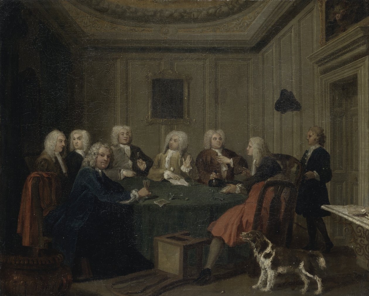 Az Urak Klubja, 1730 körül (olaj, vászon) alkotó: Joseph Highmore