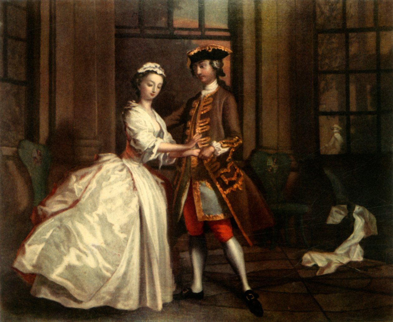„An Eighteenth-Century Rendezvous”, 1744, 1942. alkotó: Joseph Highmore