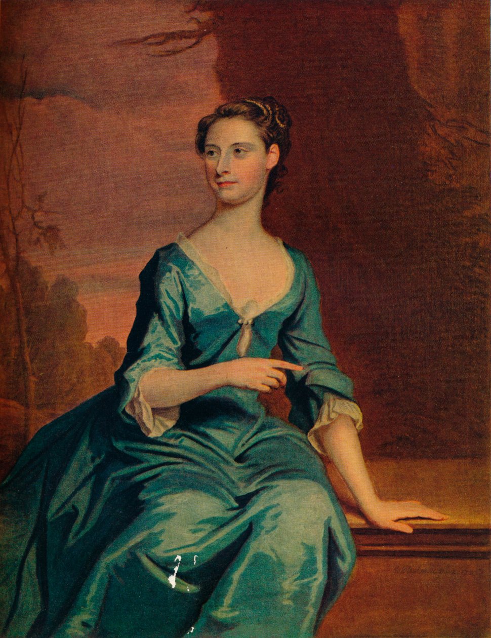 Mrs. Melancthon Strong Nee Sanders Sandersteadből, 18. század alkotó: Joseph Highmore
