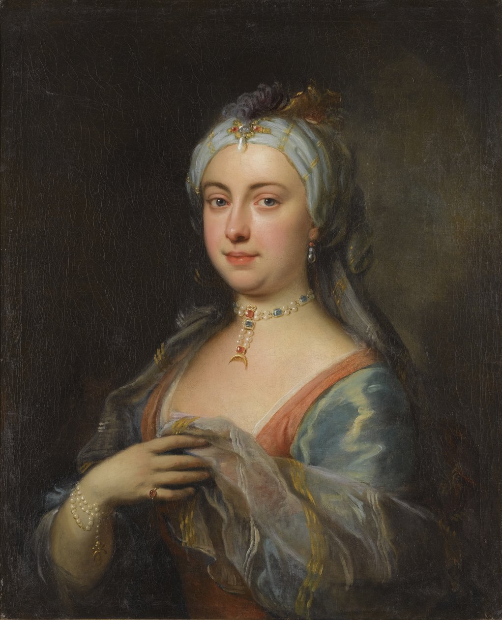 Lady Mary Wortley Montagu portréja 1689-1762 alkotó: Joseph Highmore