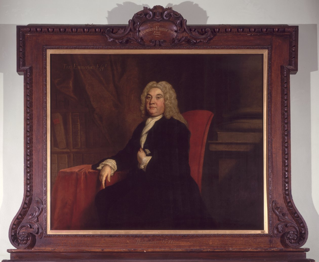 Thomas Emerson († 1745), a Foundling Kórház kormányzójának portréja, 1731 alkotó: Joseph Highmore