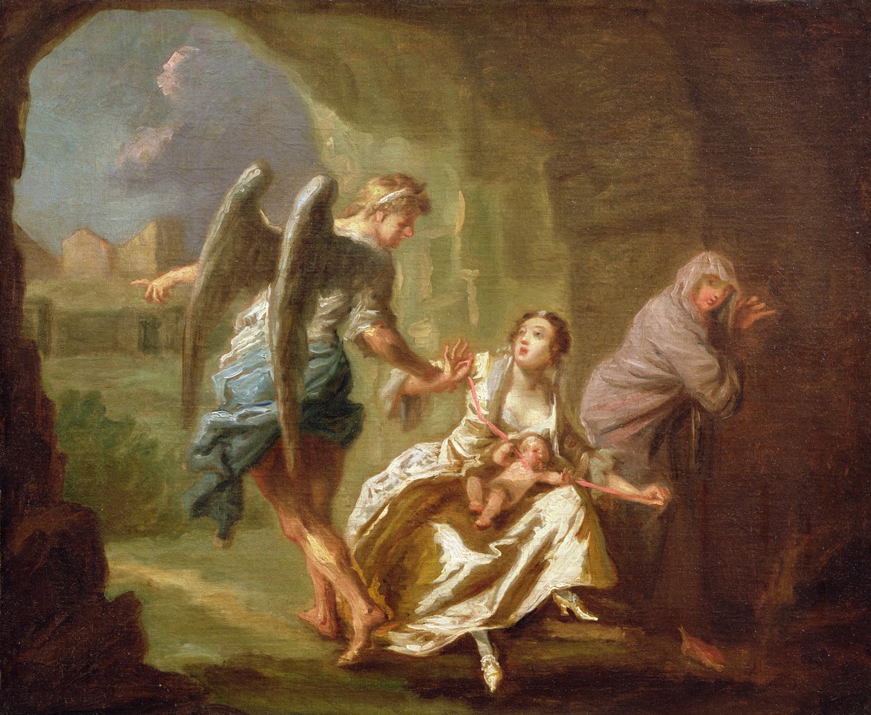 Az irgalmasság angyala, 1746 körül alkotó: Joseph Highmore