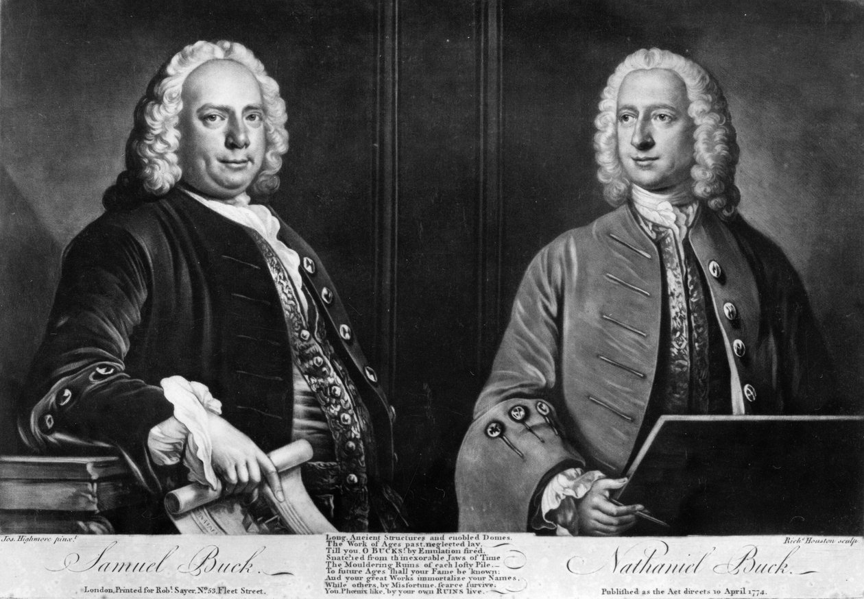 A Buck Brothers, Richard Houston metszete, 1774 alkotó: Joseph Highmore