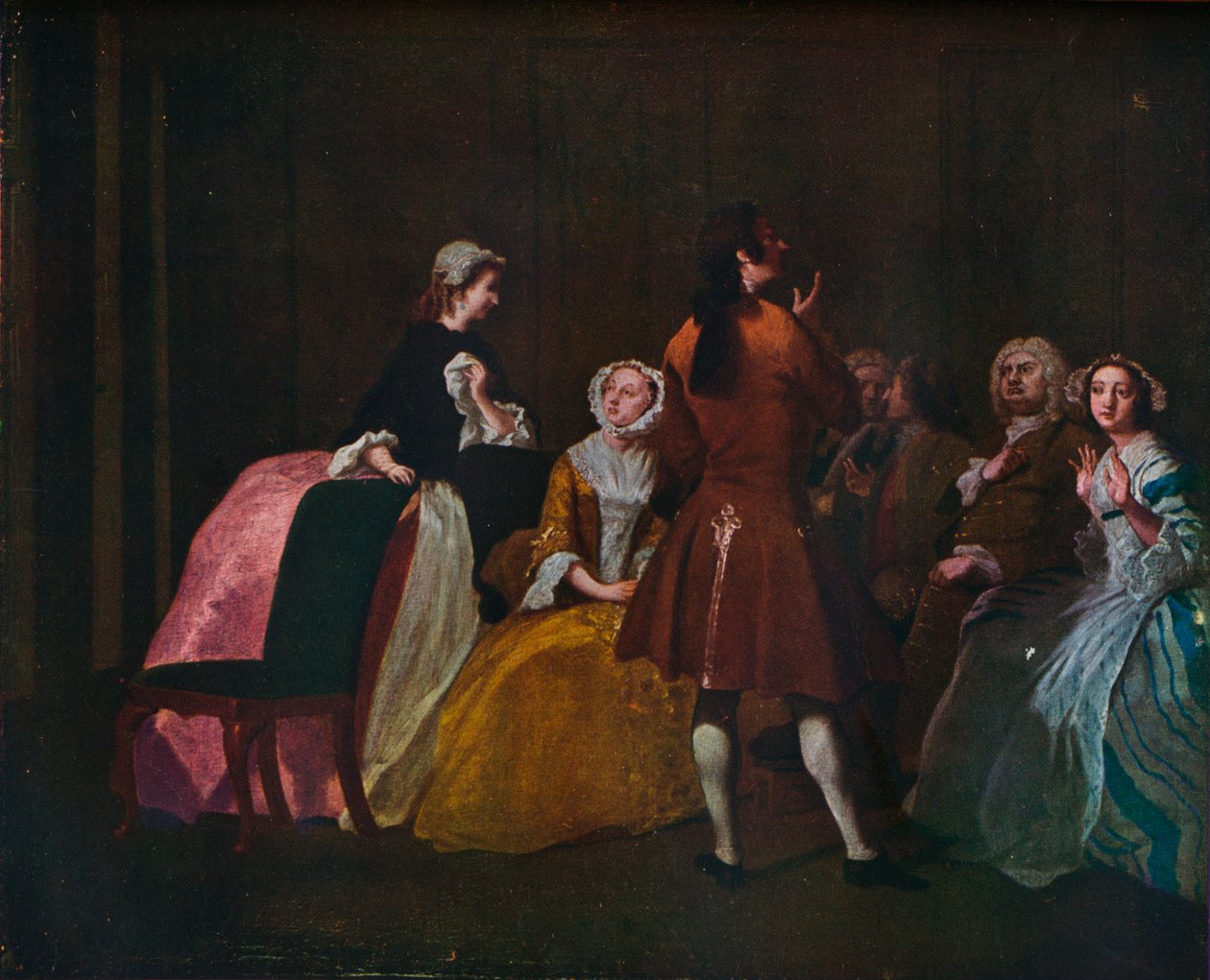 A Harlowe család, Samuel Richardsons Clarissa, 1745 alkotó: Joseph Highmore