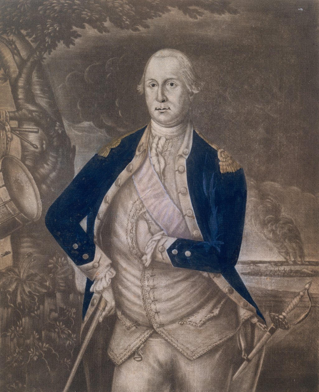 Őexcellenciája George Washington Esq-r., kb. 1777 alkotó: Joseph Hiller