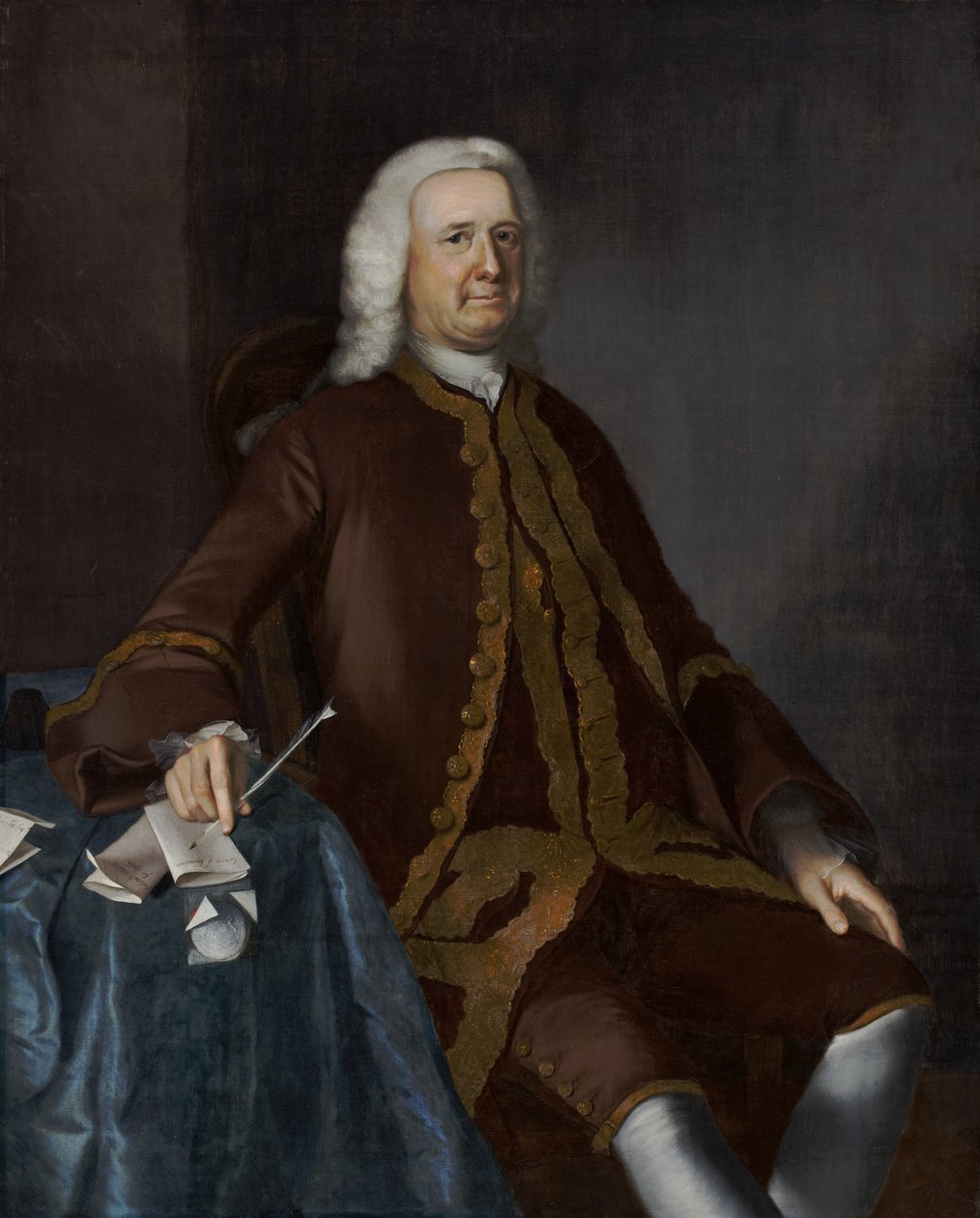 Theodore Atkinson ezredes, 1760 alkotó: Joseph Jonathan Blackburn