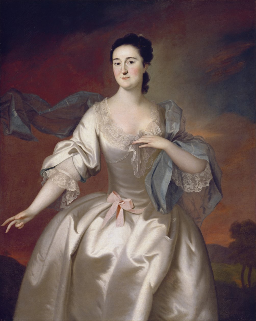 Mrs. James Pitts, 1757 alkotó: Joseph Jonathan Blackburn