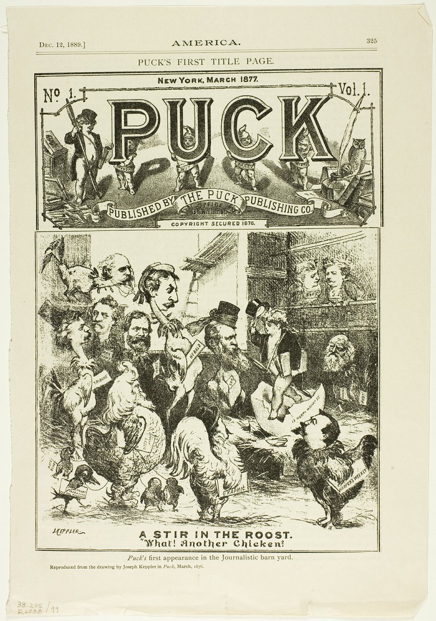 A Stir in the Roost, Amerikából alkotó: Joseph Keppler