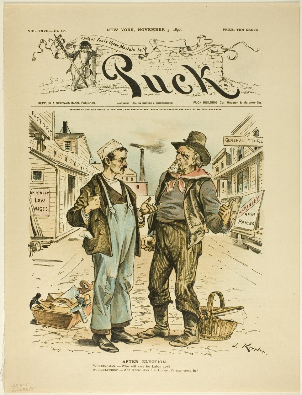 Választások után Pucktól alkotó: Joseph Keppler