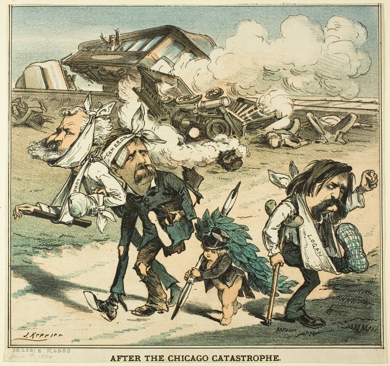 A chicagói katasztrófa után, a Pucktól alkotó: Joseph Keppler