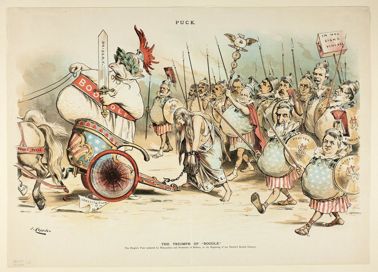 A Boodle diadala, a Boodle-ból alkotó: Joseph Keppler