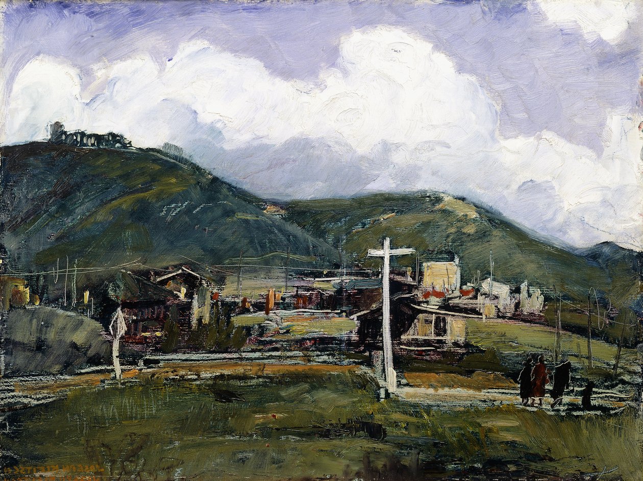 Rainy Day, Laguna (olaj, masonite) alkotó: Joseph Kleitsch