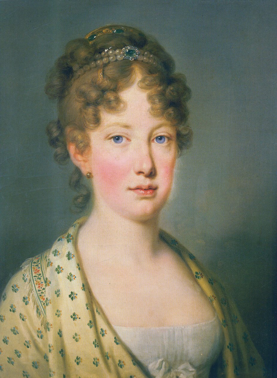 Mária Leopoldina osztrák portréja alkotó: Joseph Kreutzinger