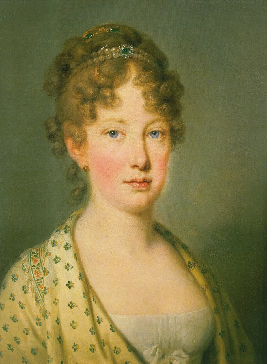 Mária Leopoldina osztrák portréja alkotó: Joseph Kreutzinger